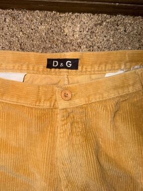 D&G Mustard Yellow Corduroy Pants